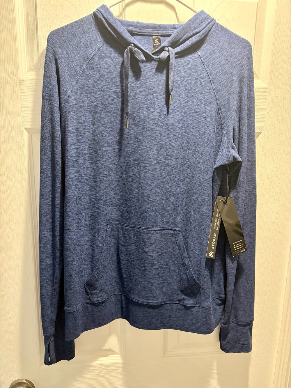 NWT Kyodan Women’s Med Heather Navy Pullover Hoodie